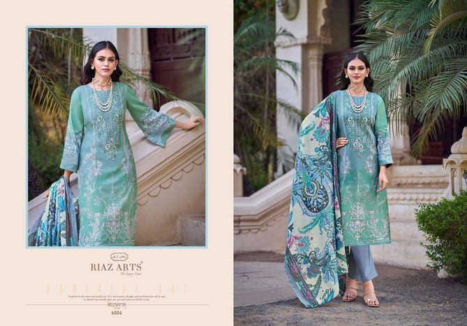 Musafir Vol 6 By Riaz Arts Digital Printed Karachi Cotton Dress Material Wholesale Suppliers In India
